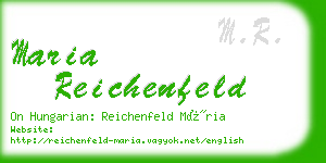maria reichenfeld business card
